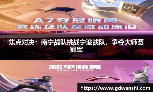 焦点对决：南宁战队挑战宁波战队，争夺大师赛冠军